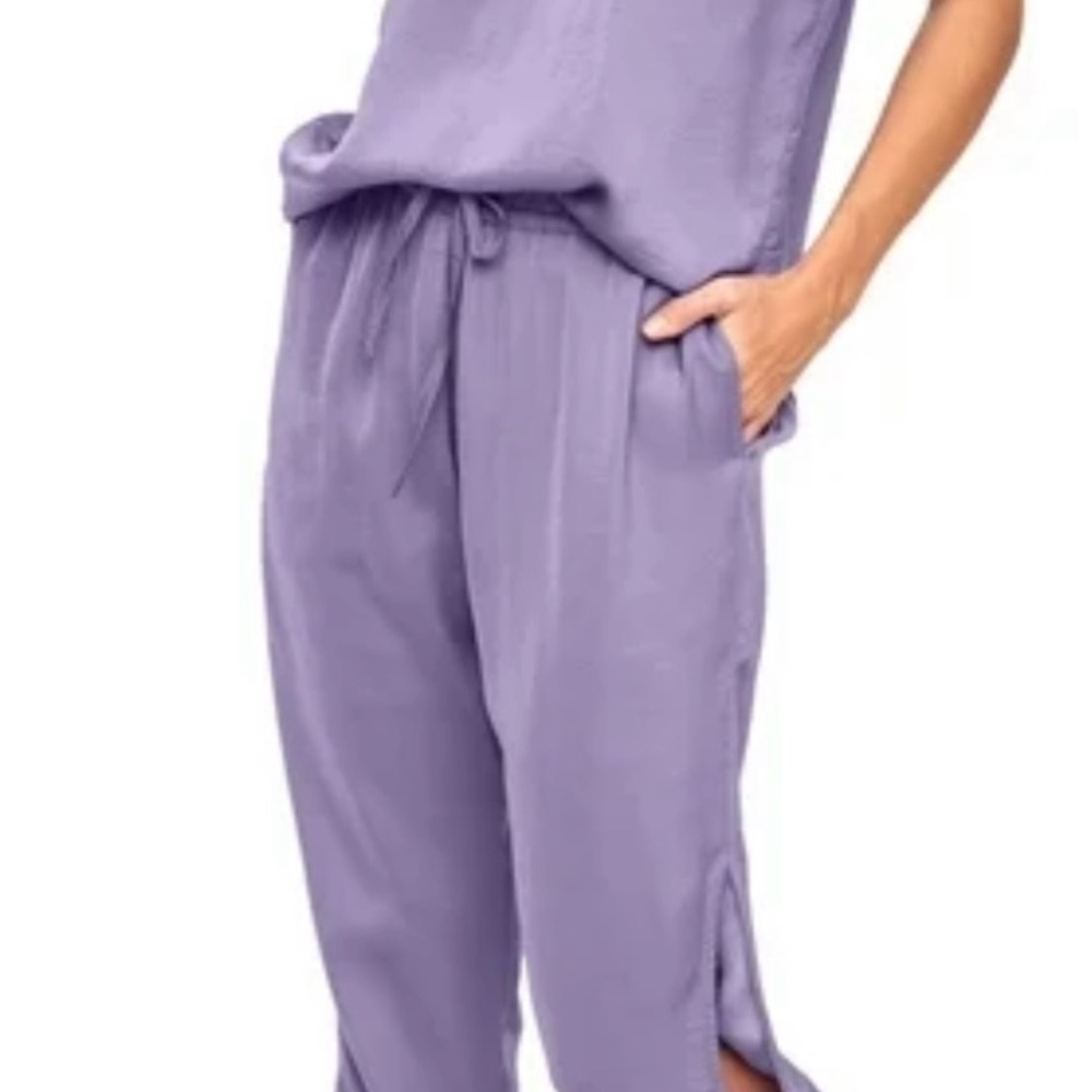 Women's Adore Me Purple silky lounge set